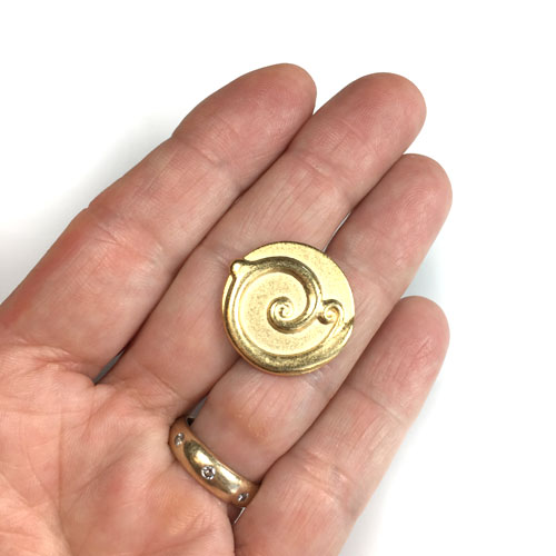 Brass Metal Buttons for Jewelry