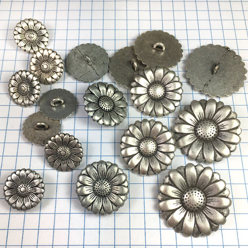 Metallic Button for Jewelry