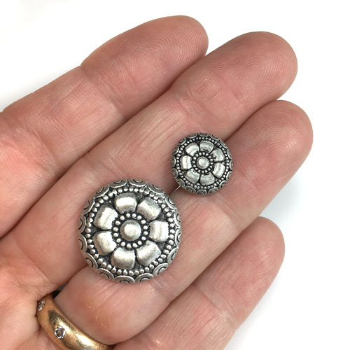 Metal Buttons for Jewelry