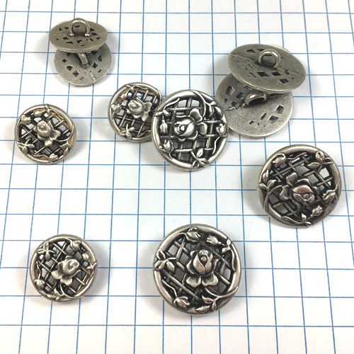 Metal Buttons for Jewelry