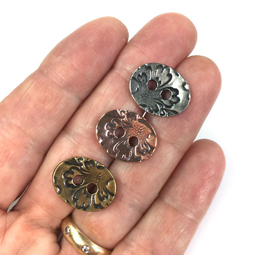 TierraCast Metal Buttons for Jewelry