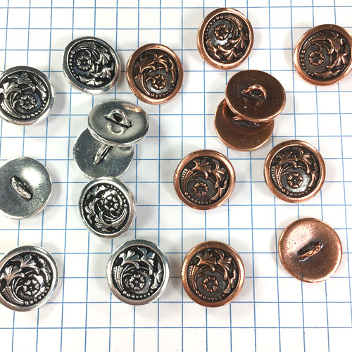 TierraCast Metal Buttons for Jewelry