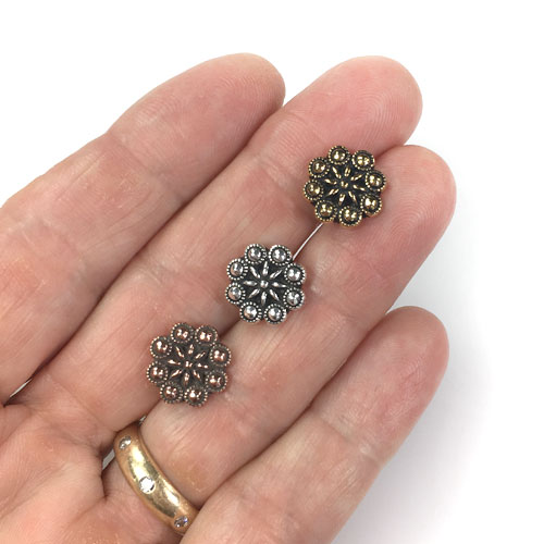 TierraCast Metal Buttons for Jewelry