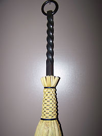 Broom done with C-Lon Bead Cord Tex 400