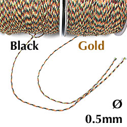 Tibetan 5 Color Buddhist Braided Cord