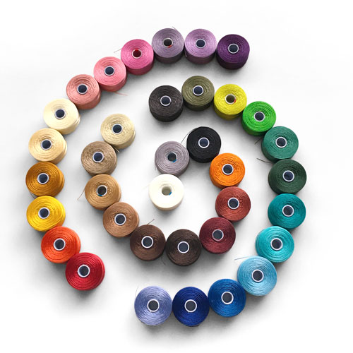 Rings made with C-lon Bead Thread