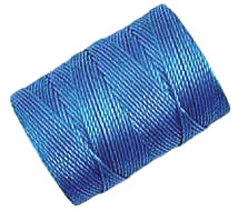 Caribbean Blue C-Lon Bead & Micro-Macrame Cord