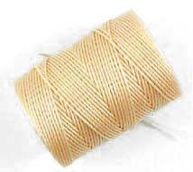 Cream C-Lon Bead & Micro-Macrame Cord