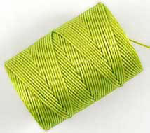 Chartreuse C-Lon Bead & Micro-Macrame Cord