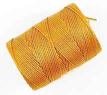 Marigold C-Lon Bead & Micro-Macrame Cord