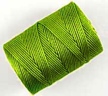 Moss C-Lon Bead & Micro-Macrame Cord