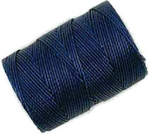 Navy C-Lon Bead & Micro-Macrame Cord