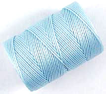 Sky Blue C-Lon Bead & Micro-Macrame Cord