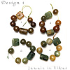 Crown Knotting & Fiber Endings Bracelet Kit Bead Choices