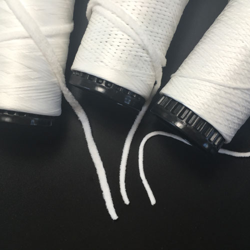Latex-Free Premium Soft Polyester Nylon Blend Elastic Cord for Masks