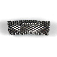 European Metallic Dots Magnetic End Clasps for Kumihimo