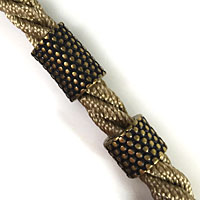 European Metallic Dots Magnetic End Clasps for Kumihimo