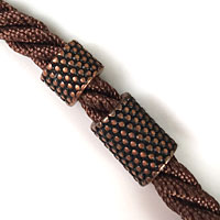 European Metallic Dots Magnetic End Clasps for Kumihimo