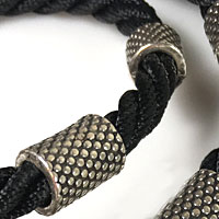 European Metallic Dots Magnetic End Clasps for Kumihimo