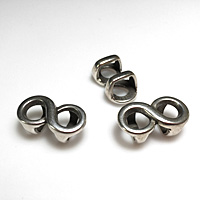 European Zamack Bracelet Sliders for Kumihimo