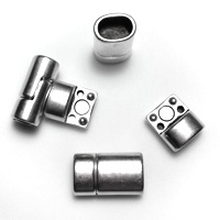 European Zamack Magnetic End Clasps for Kumihimo