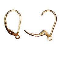 Findings for Earrings, Sterling Silver, Rose Gold Filled and Gold Filled Leverbacks