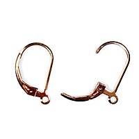 Findings for Earrings, Sterling Silver, Rose Gold Filled and Gold Filled Leverbacks