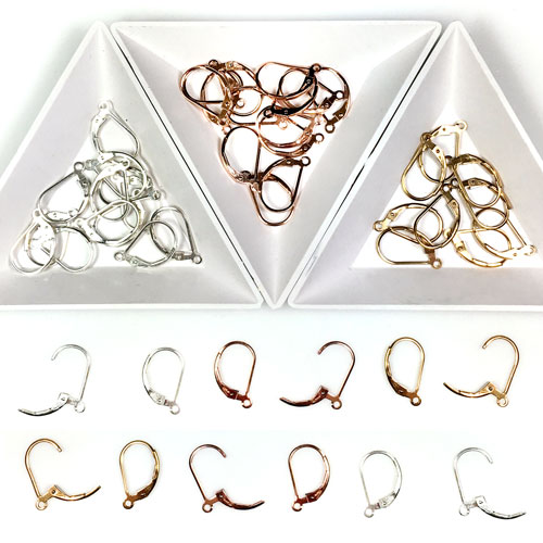 Findings for Earrings, Sterling Silver, Rose Gold Filled and Gold Filled