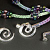 Spiral End Clasps for Kumihimo