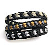 Kumihimo Bracelet with Metallics