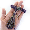 Kumihimo Bracelets and Tassel Kit with Larimar Gemstone Chips