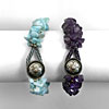 Kumihimo Gemstone Chip Bead Bracelets and Tassels - DIY Kits and Tutorial