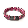 DIY Kumihimo Bracelet Kit, PDF Intructions & Materials