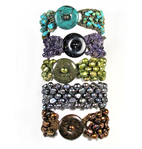 Knitted Bracelets with C-lon Bead Cord Kit