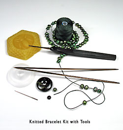 Knitting with Beads & C-Lon Bead Cord