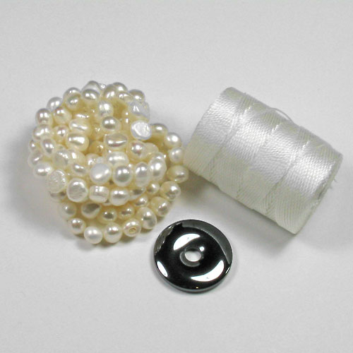 Knitted Bracelet with C-Lon Bead Cord Kit