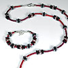 Kumihimo Bead Cluster Bracelet & Necklace Kits