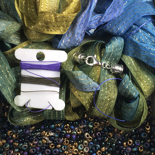 Kumihimo Ribbon & Bead Kit