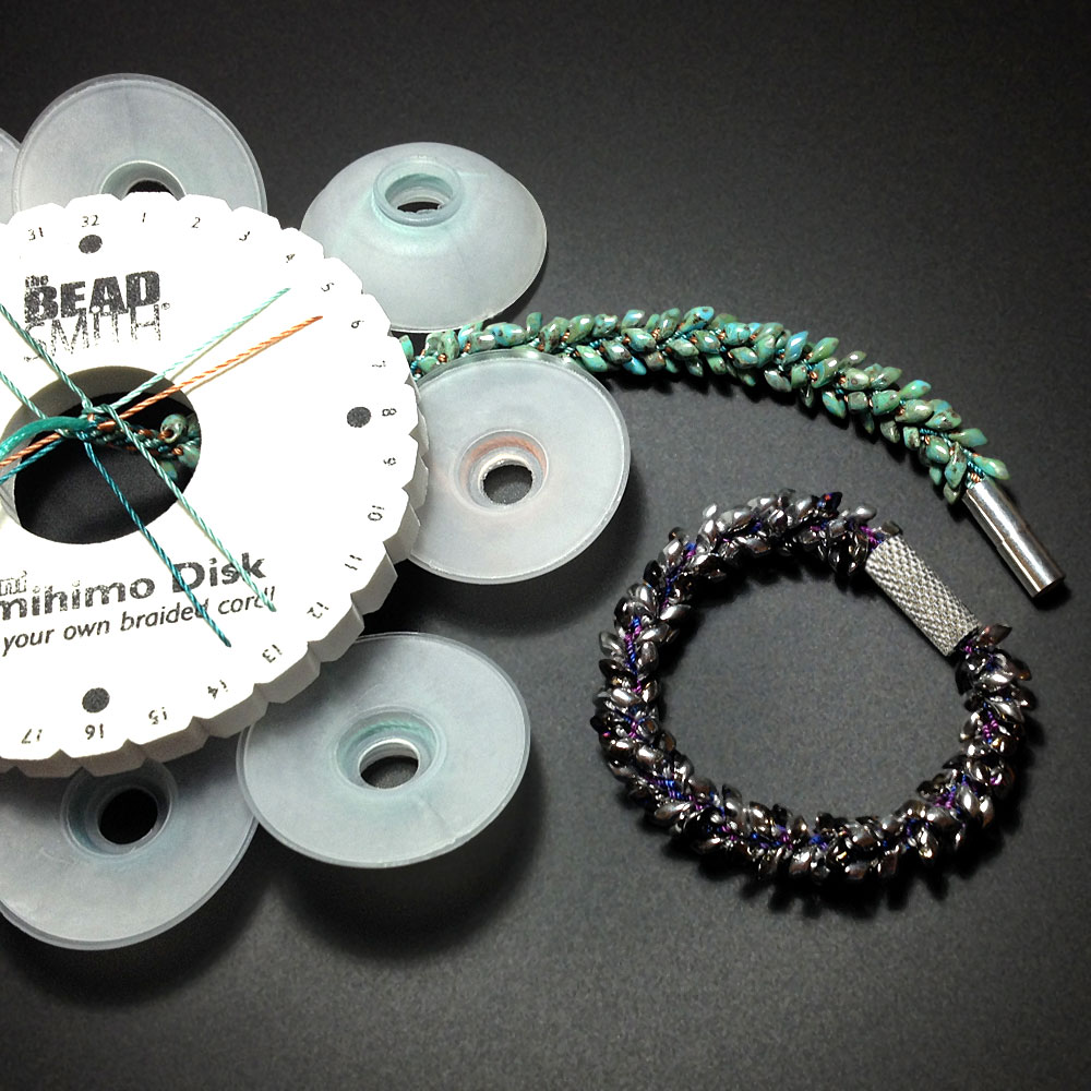 Kumihimo Bracelet with Magatamas Kit