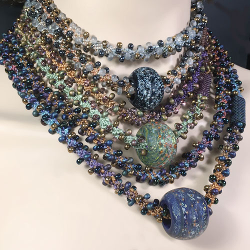 Kumihimo Bracelet Duo and Neckpiece Plus Kits
