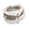 Multi Strand Linen Bracelets, Necklaces, and More with Fresh Water Pearls