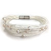 Multi Strand Linen and Freshwater Pearl Bracelet Kit