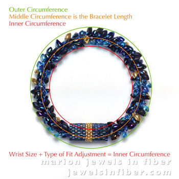 Bracelet Sizing - Bracelet Length vs Wrist Size  + Bracelet Length Calculator