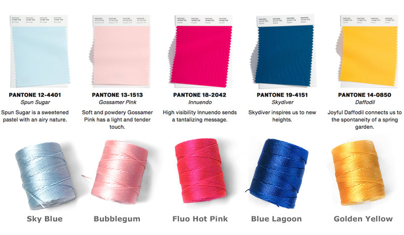 Pantone Spring and Summer New York Fashion Colors