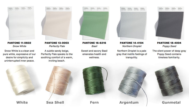 Pantone Spring and Summer New York Fashion Colors