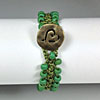 Flat Turkish Bead Crochet Bracelets made with C-Lon Bead Tex 400 Cord