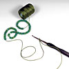 Flat Turkish Bead Crochet Bracelets made with C-Lon Bead Tex 400 Cord