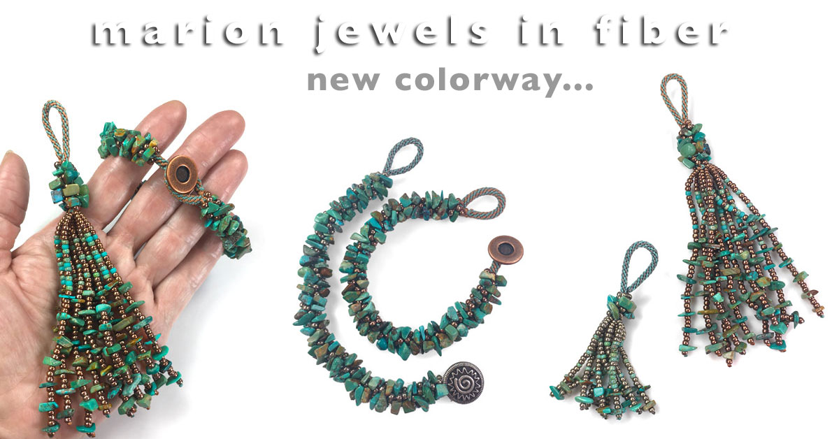 Kumihimo Bracelet and Tassel Kit and Tutorial with Gemstone