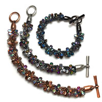 Kumihimo Bracelets & Necklaces with PIP Beads
