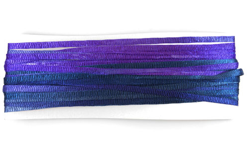 Panaché Tubular Hand Dyed Knit Rayon Ribbon Mini Skein Prefect for Kumihimo